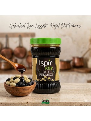 Hakiki İspir Dut Pekmezi (Katkısız) 1000 Gr